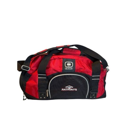 Ogio Red & Black Duffel Gym Bag With Anthonys Logo